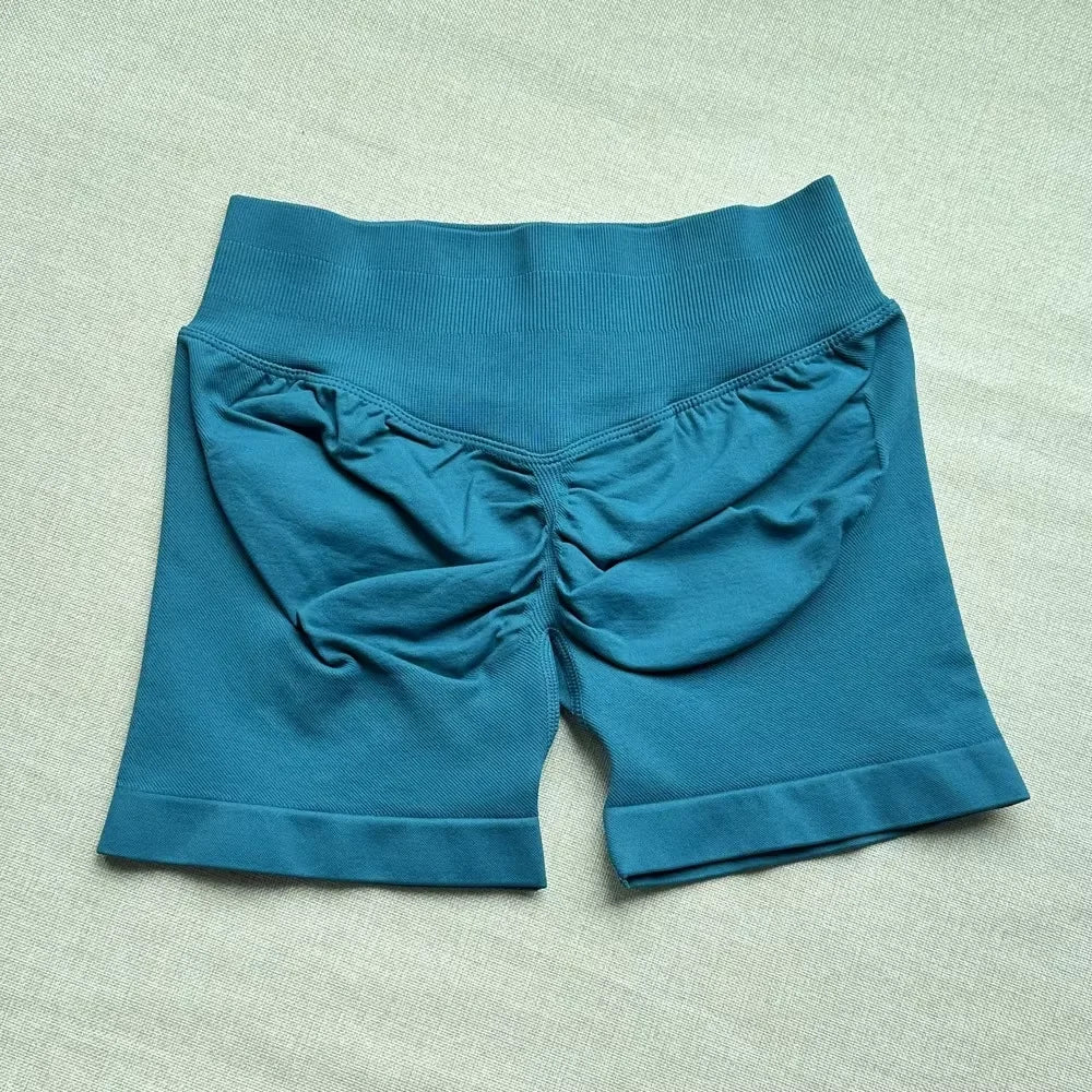 Impacts Shorts Set Workout Scrunch Shorts Sets Halter Sports Fitness Clothes Gym Suit Scrunch Shorts