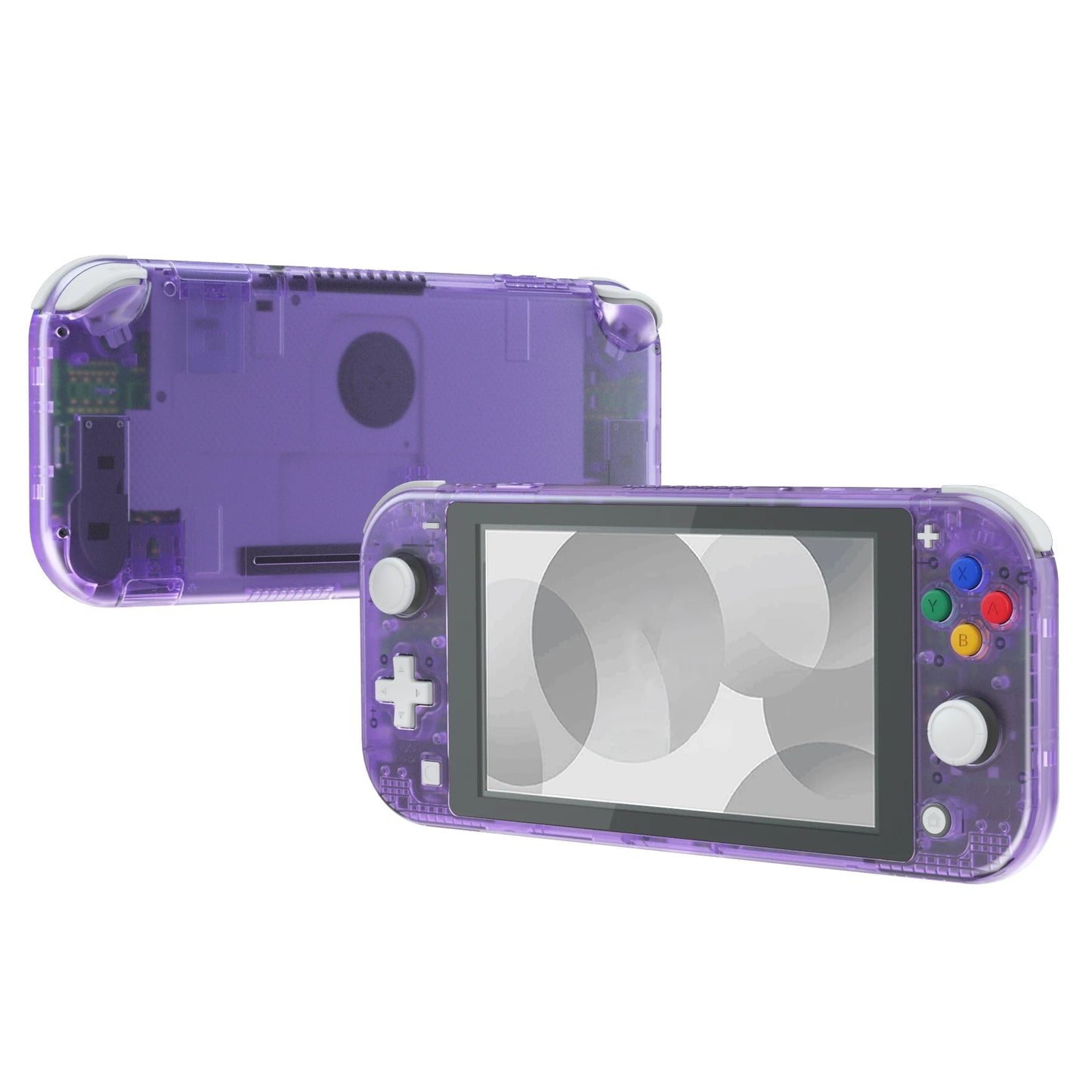 eXtremeRate Replacement Handheld Controller Housing Custom Shell with Screen Protector & ABXY Buttons for Nintendo Switch Lite