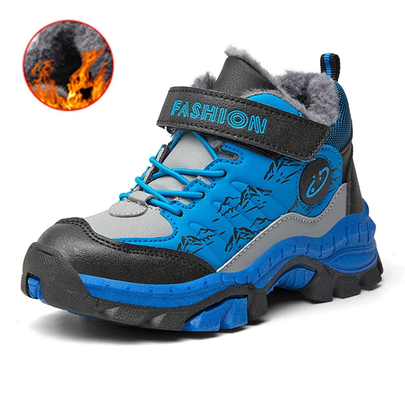 Kids Snow Ankle Boots - Non-Slip Outdoor Winter Sneakers - photo 8
