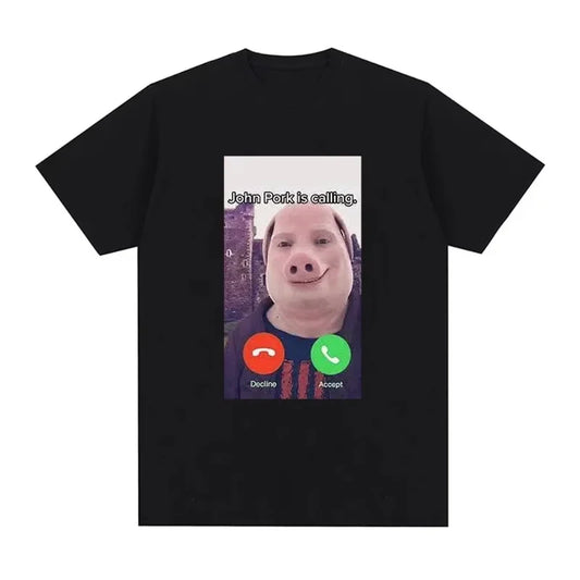 Unisex Vintage Washed Graphic T-Shirt - Funny Meme Print Streetwear Top