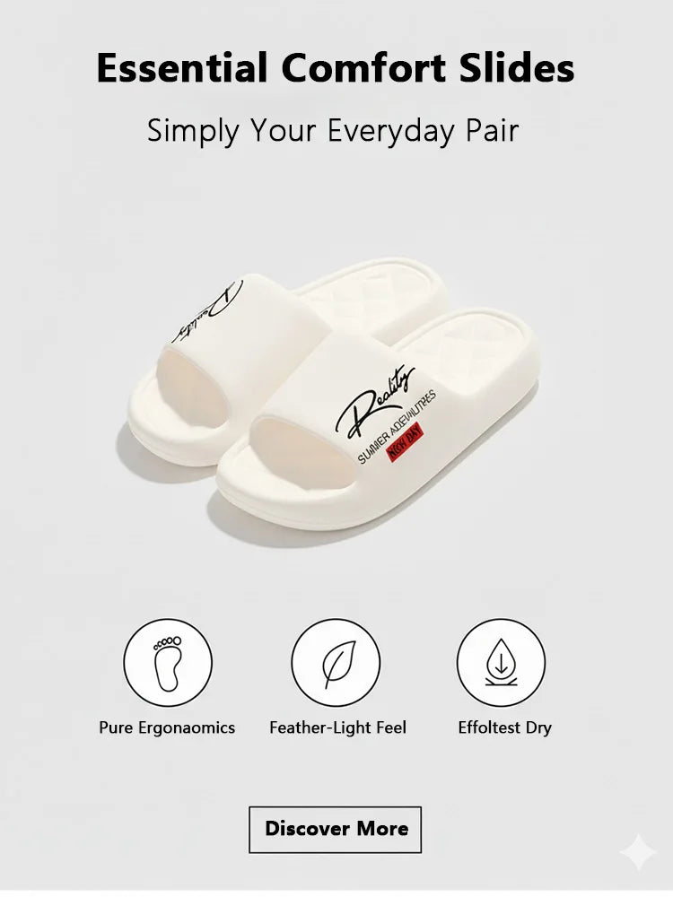 Lightweight EVA Indoor/Outdoor Slippers - Soft Comfort Slides