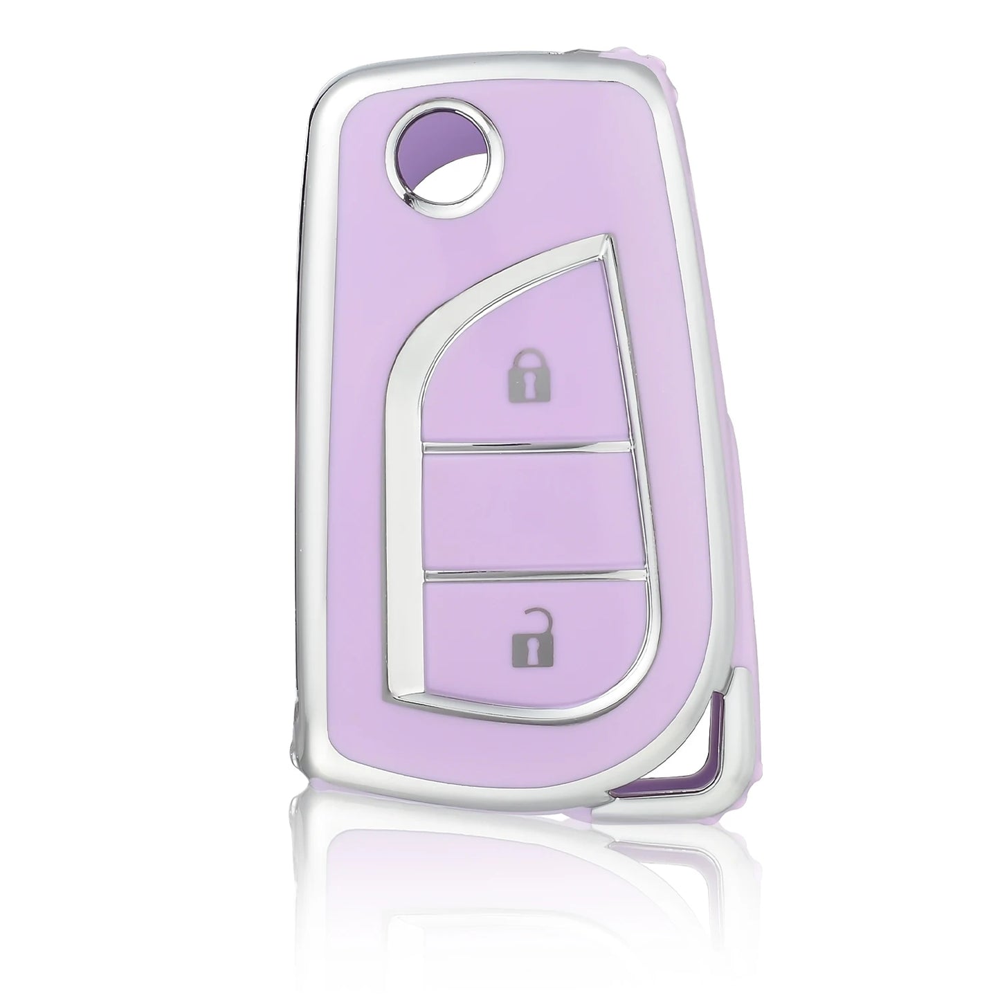 2 Button Key Case Shell Fob Keyring for Toyota Auris Corolla Avensis Verso Yaris Aygo Scion TC IM Camry RAV4 Forturner Hilux