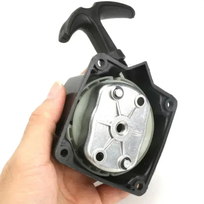 40-5 Lawnmower Recoil Pull Starter Set - 80mm Starter Assembly & Pull Panel - Reliable Replacement Parts for Brush Cutters