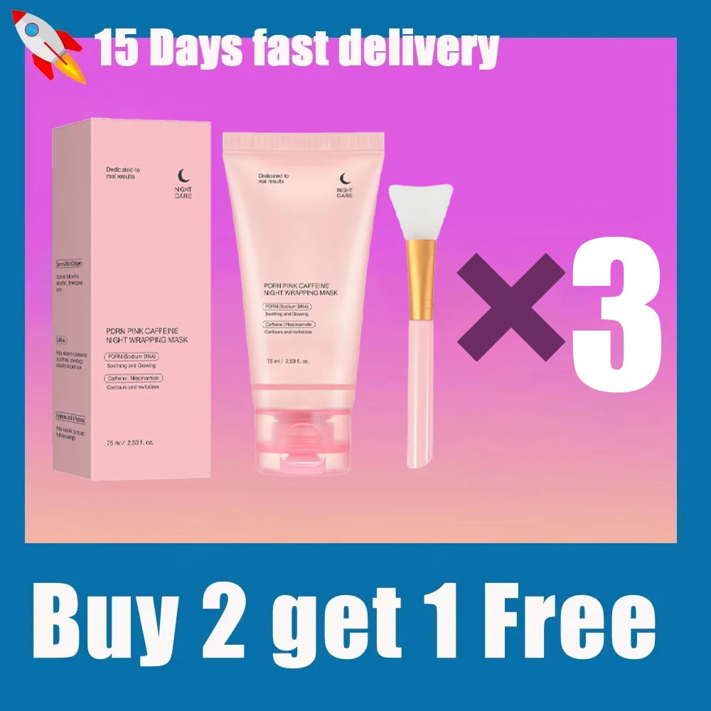 Korean Night Collagen Sleep Mask: Gently Firms, Reduces Puffiness for Refined Contours & Glass-Like Skin, women