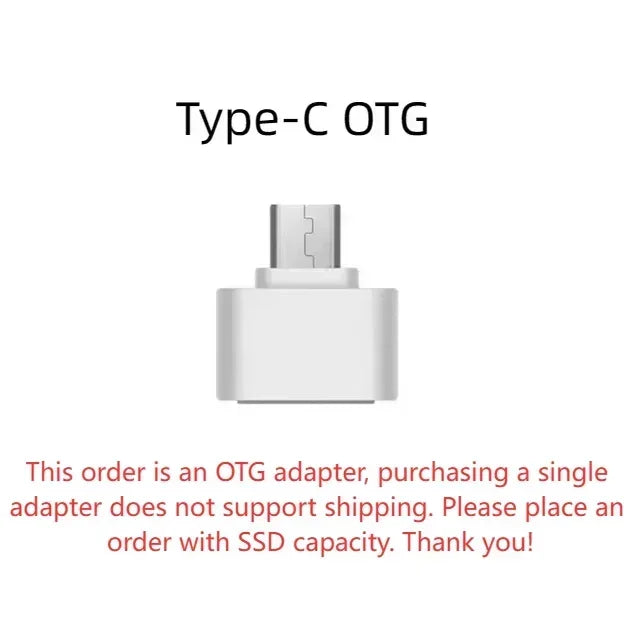 Portable SSD 1TB Original High Speed Hard Disk 4TB External Hard Drive 256TB USB3.1 Solid State Disk for Laptop/Phone/MAC/PC