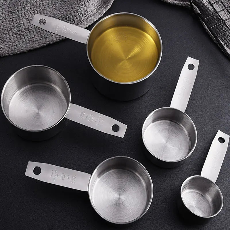 Stainless Measuring Spoons & Cups - 4 to 10 Piece Baking Set - photo 6