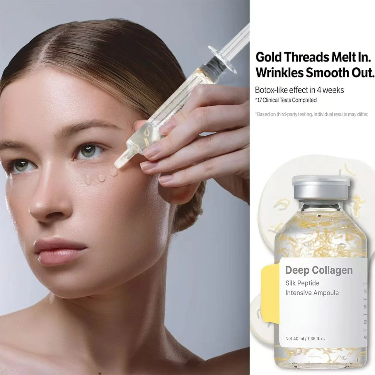 Silk Peptide Lifting Ampoule | Anti-Aging Face Serum