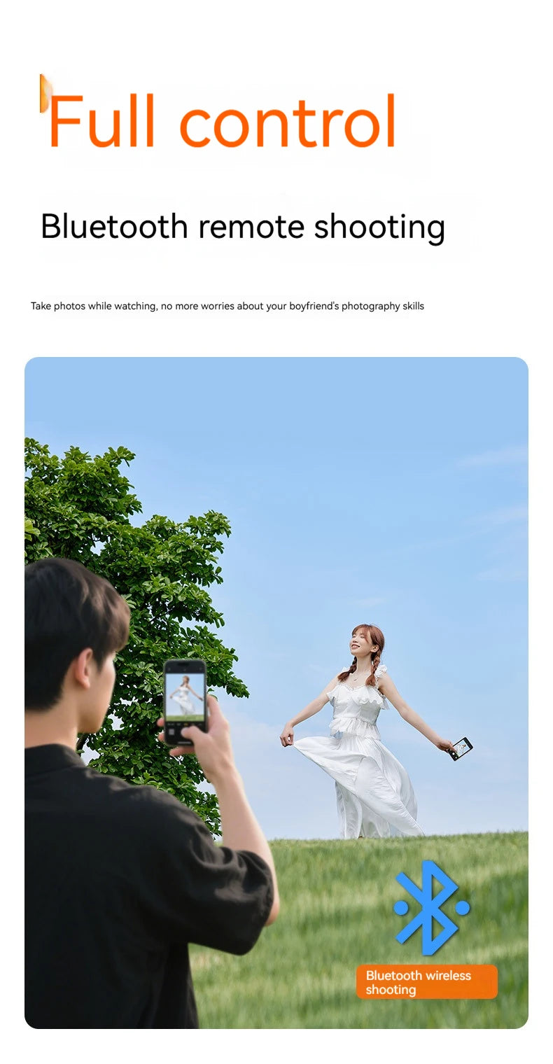 Magnetic Phone Selfie Monitor Screen,For IPhone And Android Smartphones Rear Camera For Real-time Selfie Video Streaming