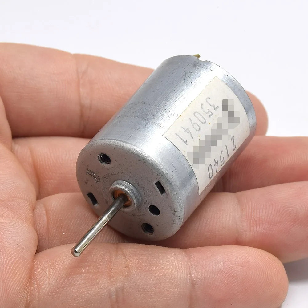 Mini 24mm Mute Engine JOHNSON RF-370CA-12560 DC 12V 18V 24V 7250RPM Car Window Door Lock Electric Motor 18mm Long Shaft