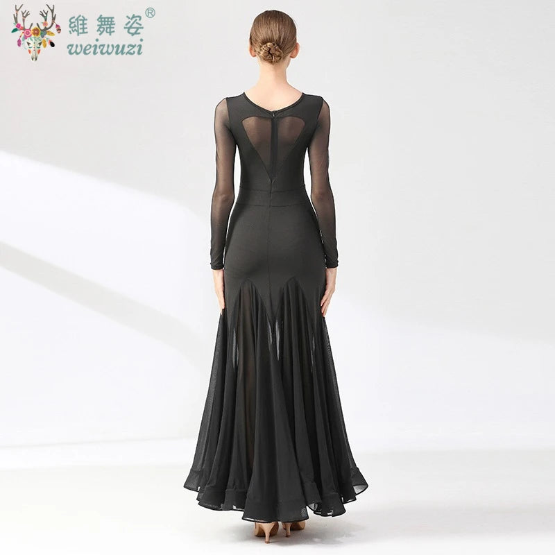 Women's waltz ballroom performance dress