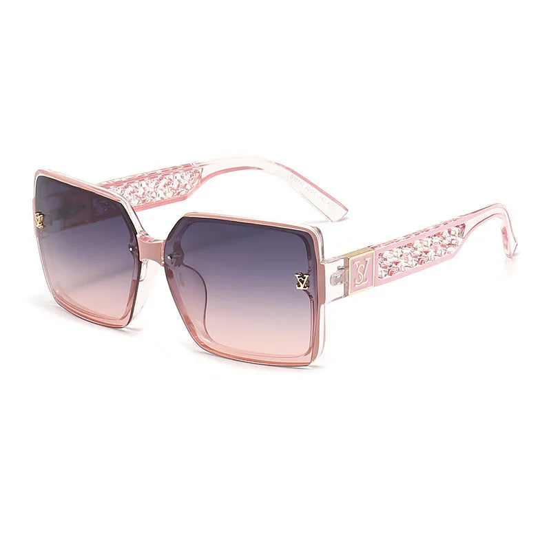 Oversized Square Sunglasses — Unisex UV400 Statement Shades