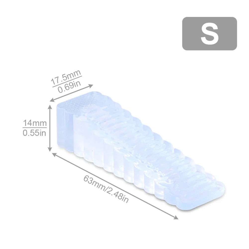 Door Stops Rubber Door Stopper Silicone Anti-collision Safety Door Stoppers Door Joints For Household Hardware Tools