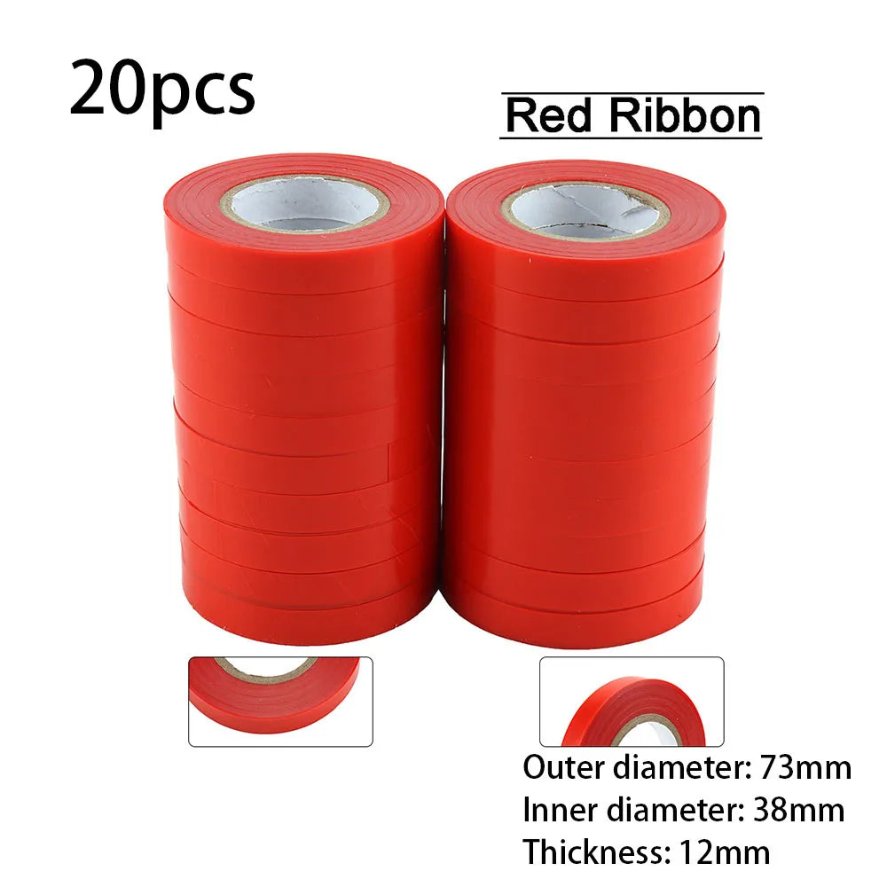  10/20Pcs PVC Plant Branch Tie Tape With 1 Box Staples Garden Package Tool For Garden Banding Machine Vegetable Fruit Tree Tape