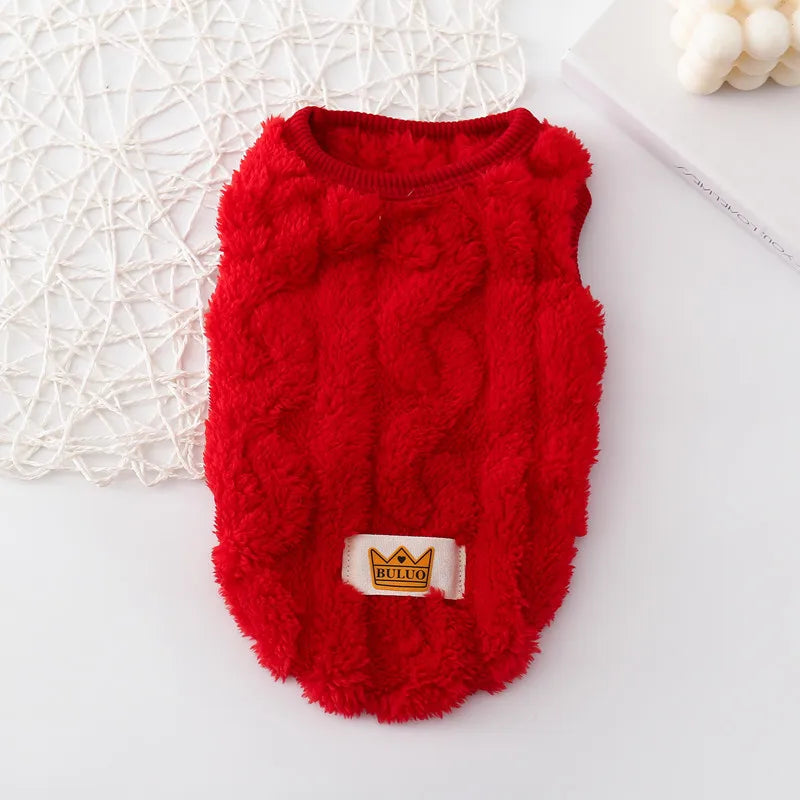 Knit Sleeve Cat and Dog Hoodie - Warm Fleece Sweater for Small Dogs - photo 10