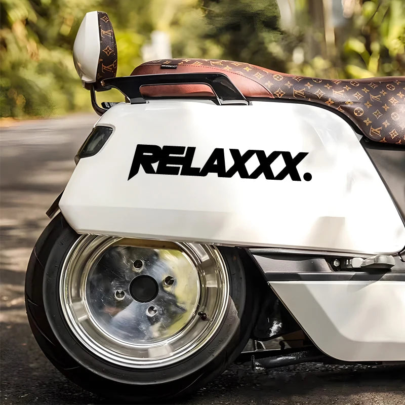 "RELAXXX"Stickers,,creative&fashion with high quality sticker for cars trucks motorcycles &laptops!