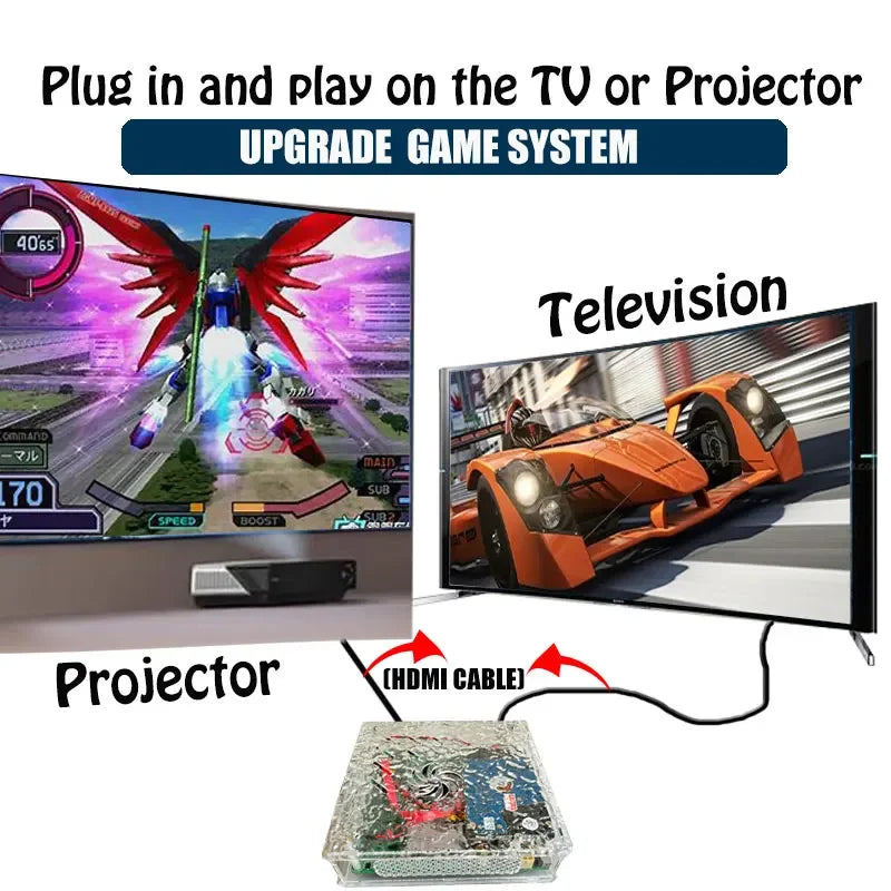LZAKMR X9 Game Console — 1TB, 60+ Emulators, 4K HD Output, Plug-and-Play Home Game Box