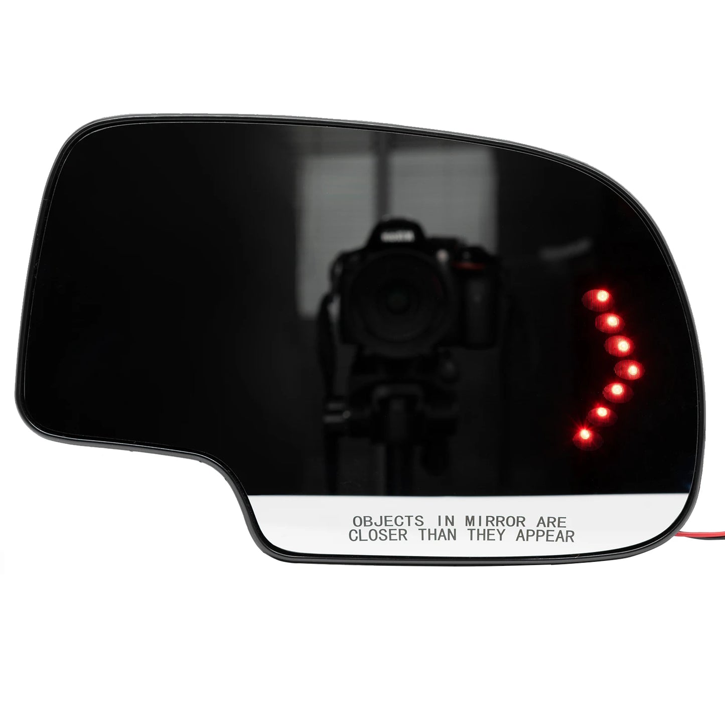 For GMC Sierra Chevy Silverado Cadillac 2003 2004 2005 2006 2007 Left Right Side Wing Mirror Glass Turn Signal Light Heated Clip