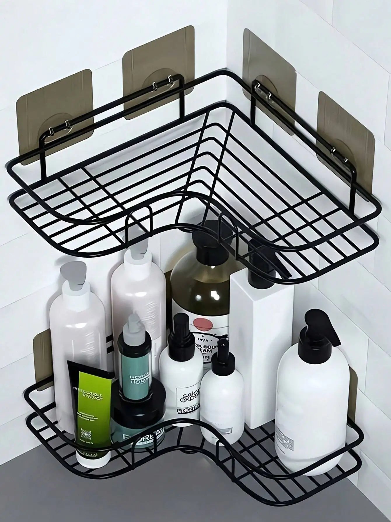 Bathroom Kitchen Triangle Corner Rack: Wear-Resistant Dorm Utility Storage Rack