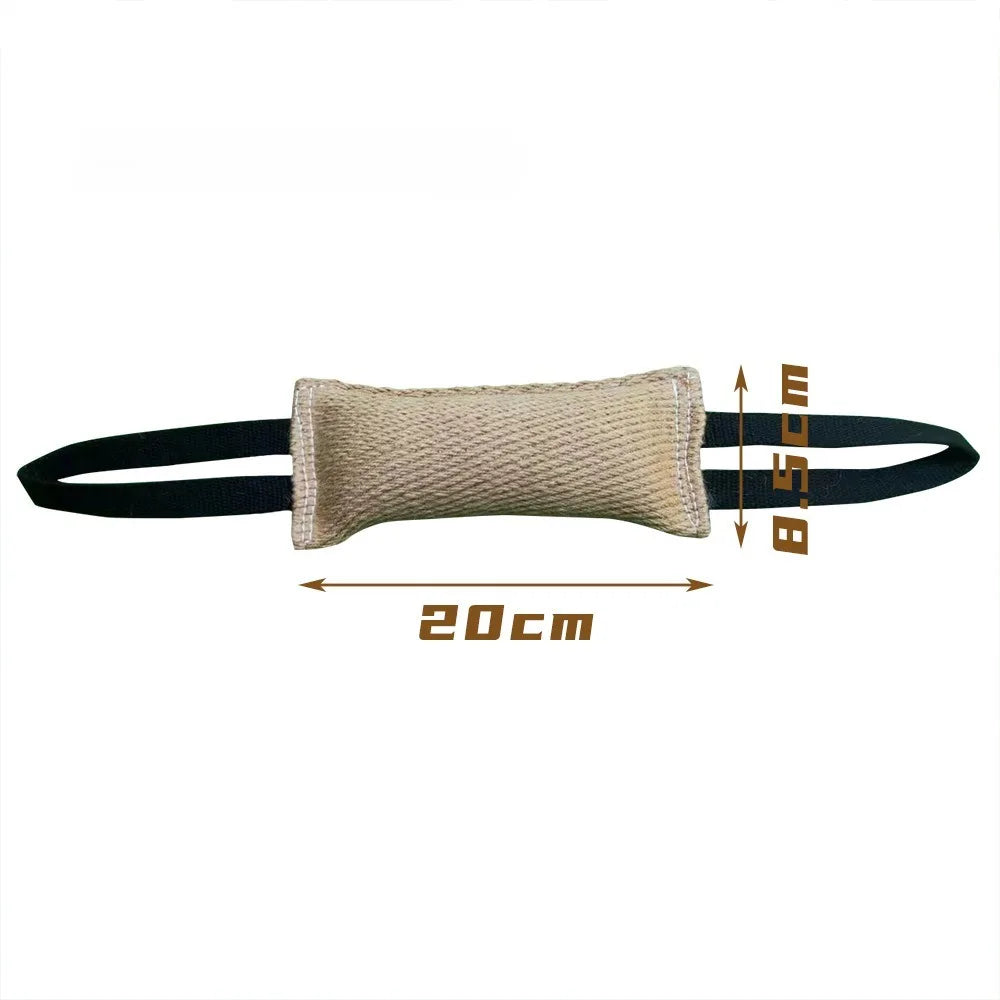 Two-Handle Jute Bite Stick - Tug Toy Puppy to Large Dog – photo 8
