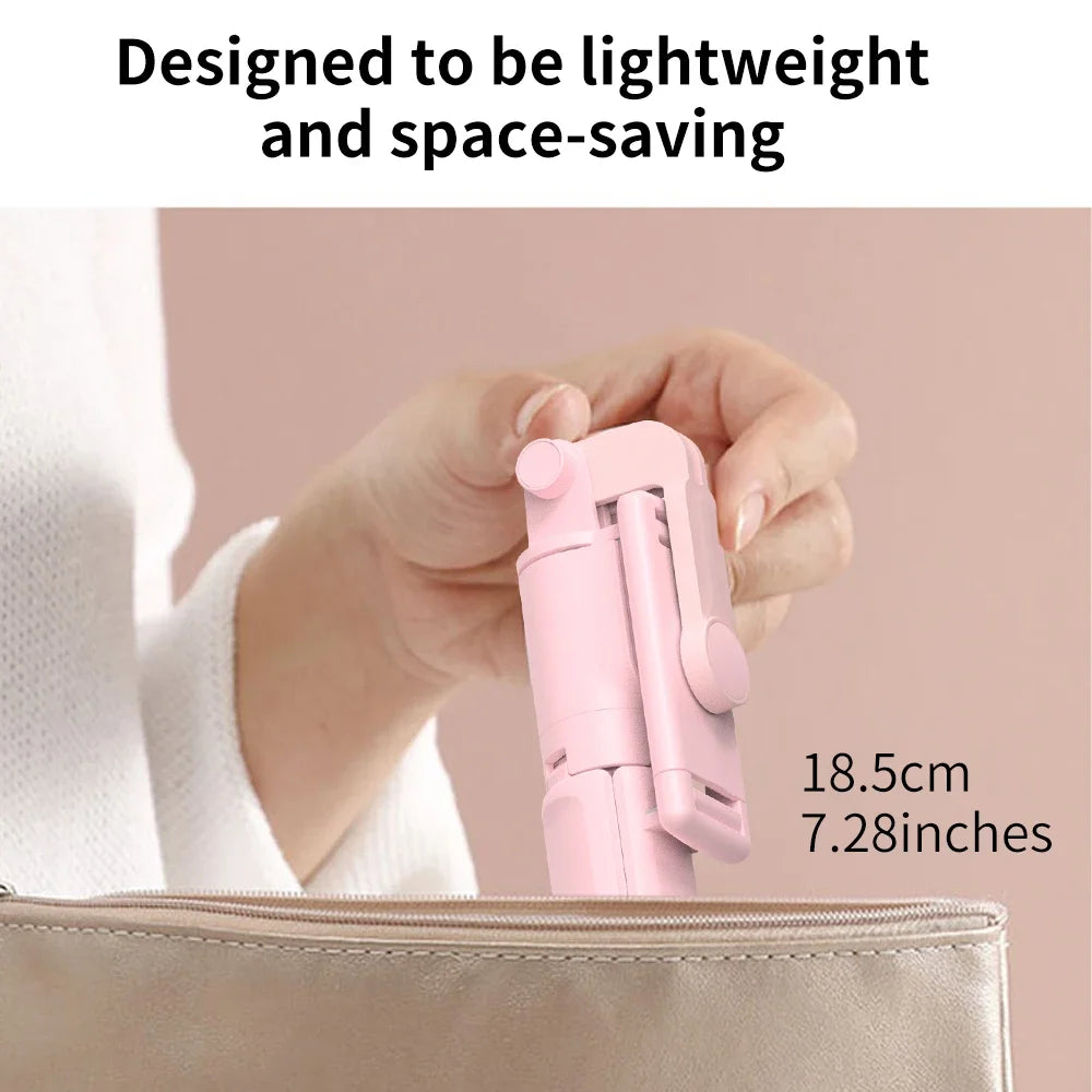 iPhone Selfie Stick Tripod Stand Detachable Remote Control Monopod for TikTok Live Streaming Compatible with Various Phones