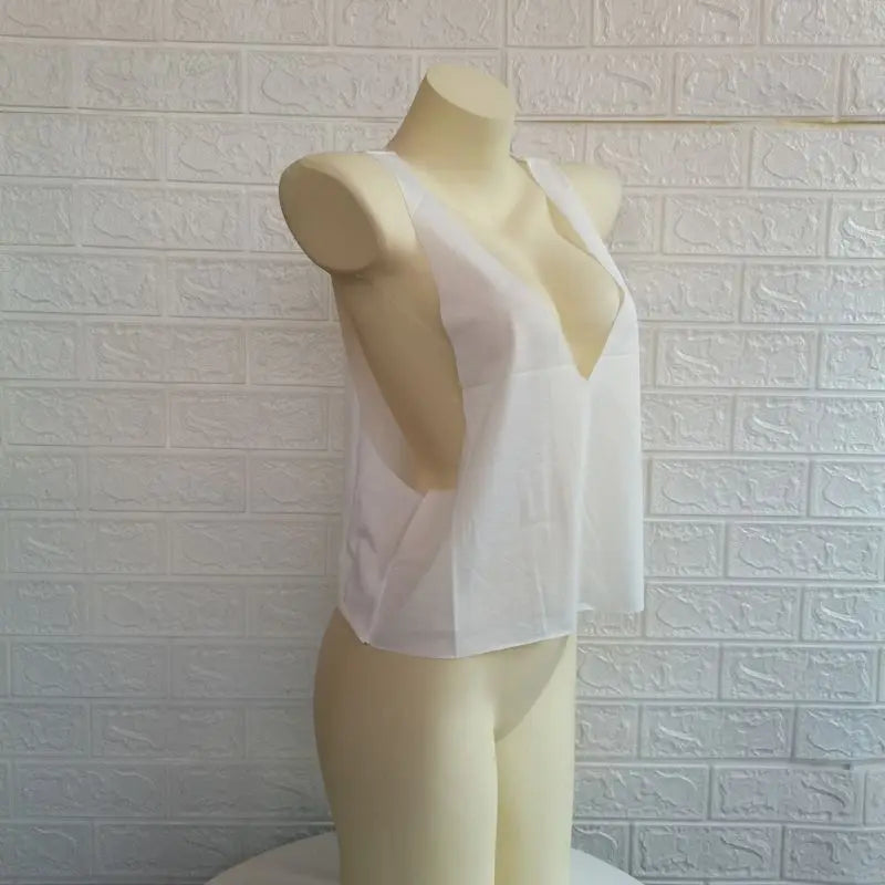 Women Sleeveless Sexy Side Hollow Out Tank Top Summer Loose Fit Crop Tees Gym Fitness Breathable Camisole Hot Girl Sporty Cloth