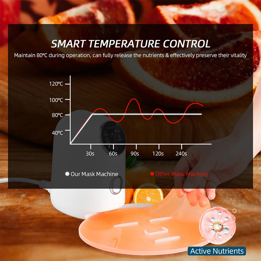 Foreverlily DIY Mask Machine Home Use Mask Making Vegetable Fruit Juice Milk Self-made Facial Mask Automatic Mask Maker SPA Care.women