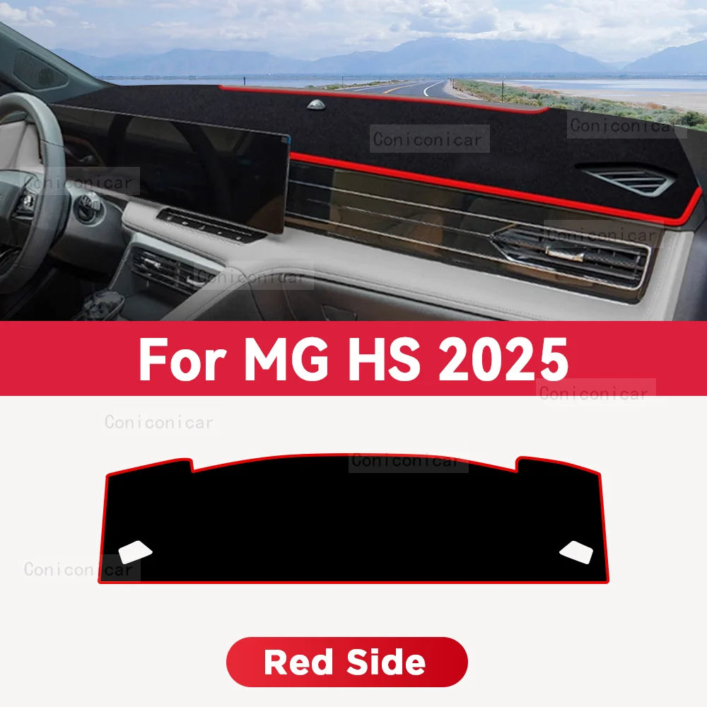 For MG HS 2025 Car Dashboard Cover Mat Non-slip Sun Shade Cushion Protective DashMat Pad ANti-UV Interior Accessories
