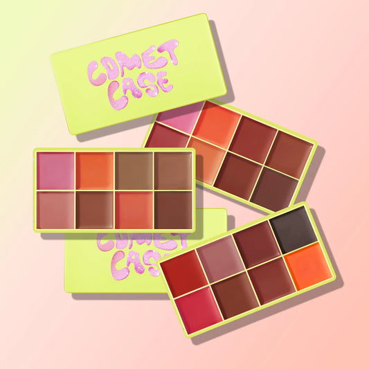 Multi-Use Cream Highlighter & Blush Palette - Matte & Shimmer