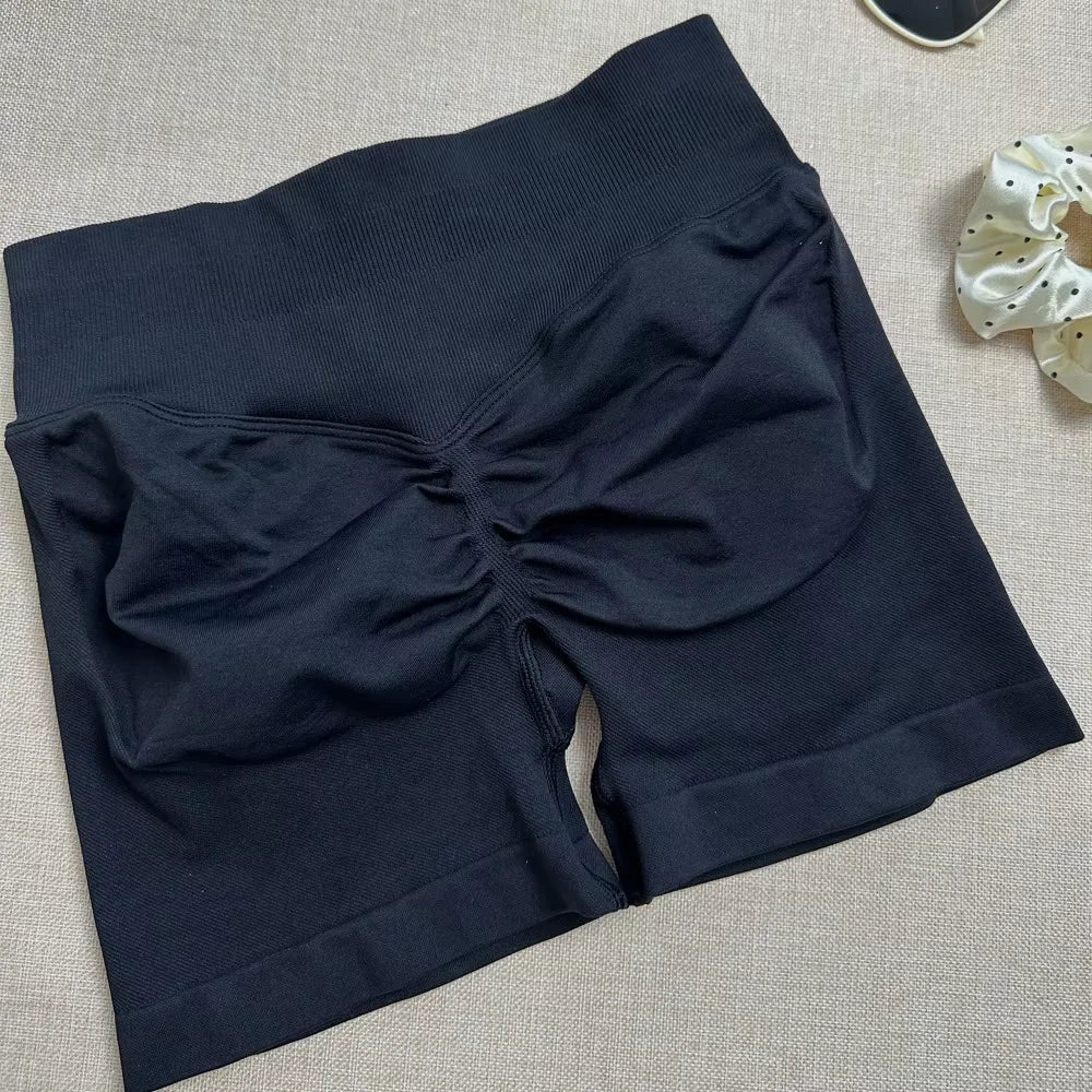 Impacts Shorts Set Workout Scrunch Shorts Sets Halter Sports Fitness Clothes Gym Suit Scrunch Shorts