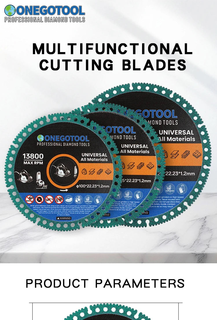Composite Multifunctional Cutting Saw Blade 110/125mm Ultra-thin Saw Blade Ceramic Tile Glass Cutting Disc For Angle Grinder