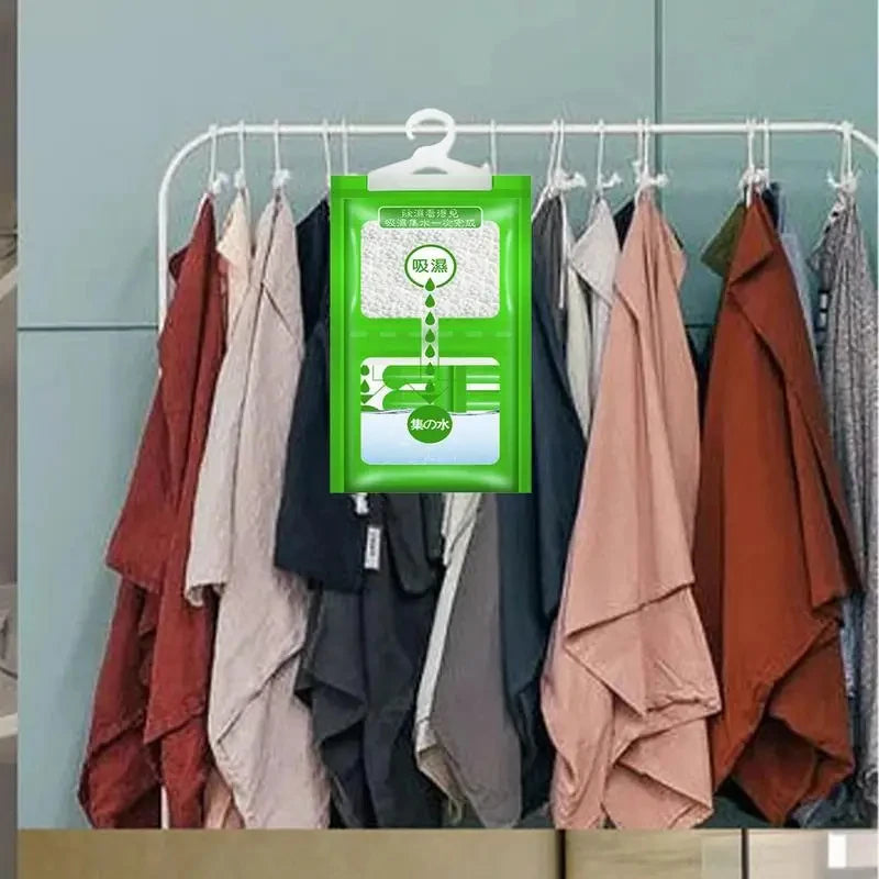 Hanging Wardrobe Dehumidifier Bags - 10 Pack Moisture Absorbers - view 5