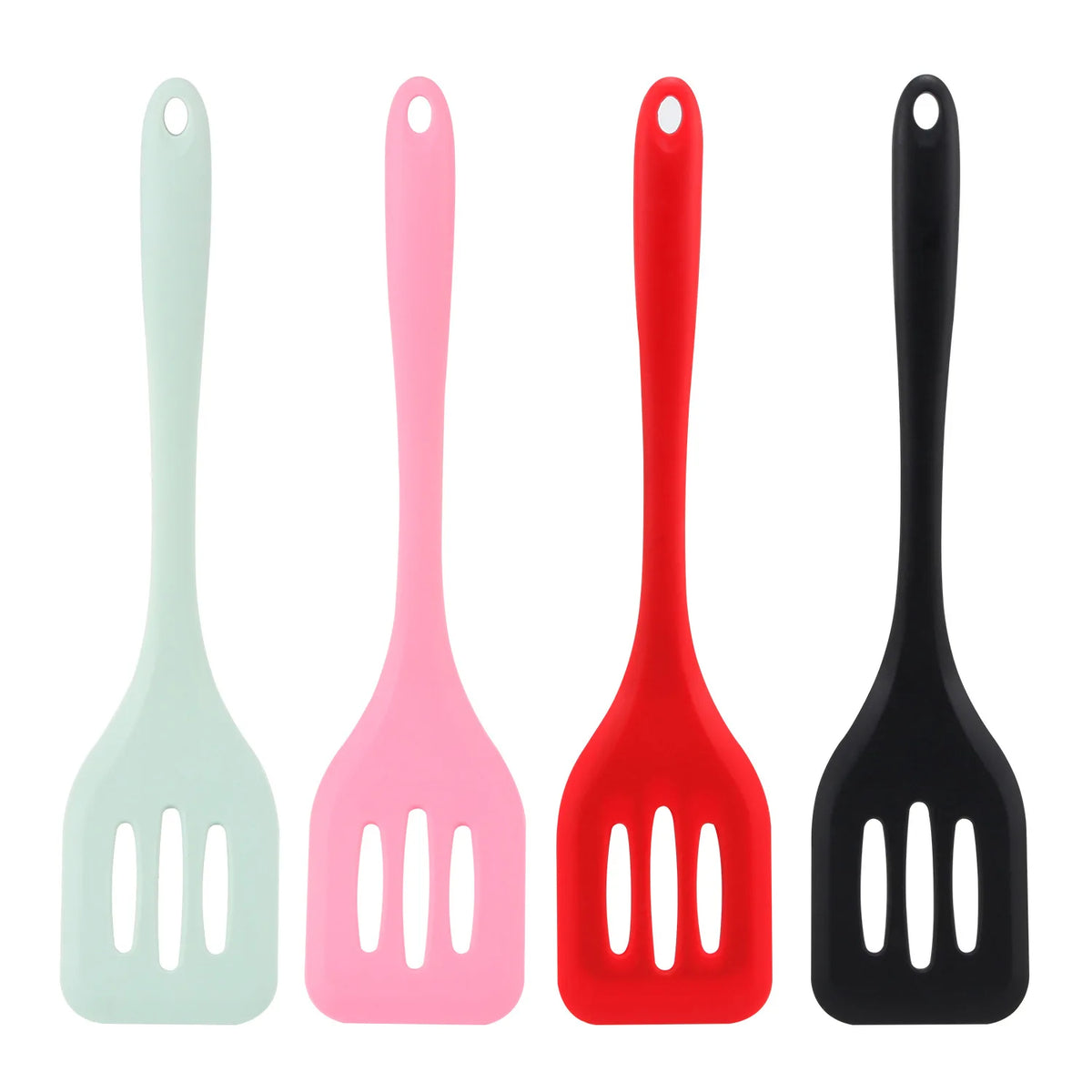 Slotted Silicone Turner - Frying Spatula for Eggs and Fish, 4 Colors - photo 5