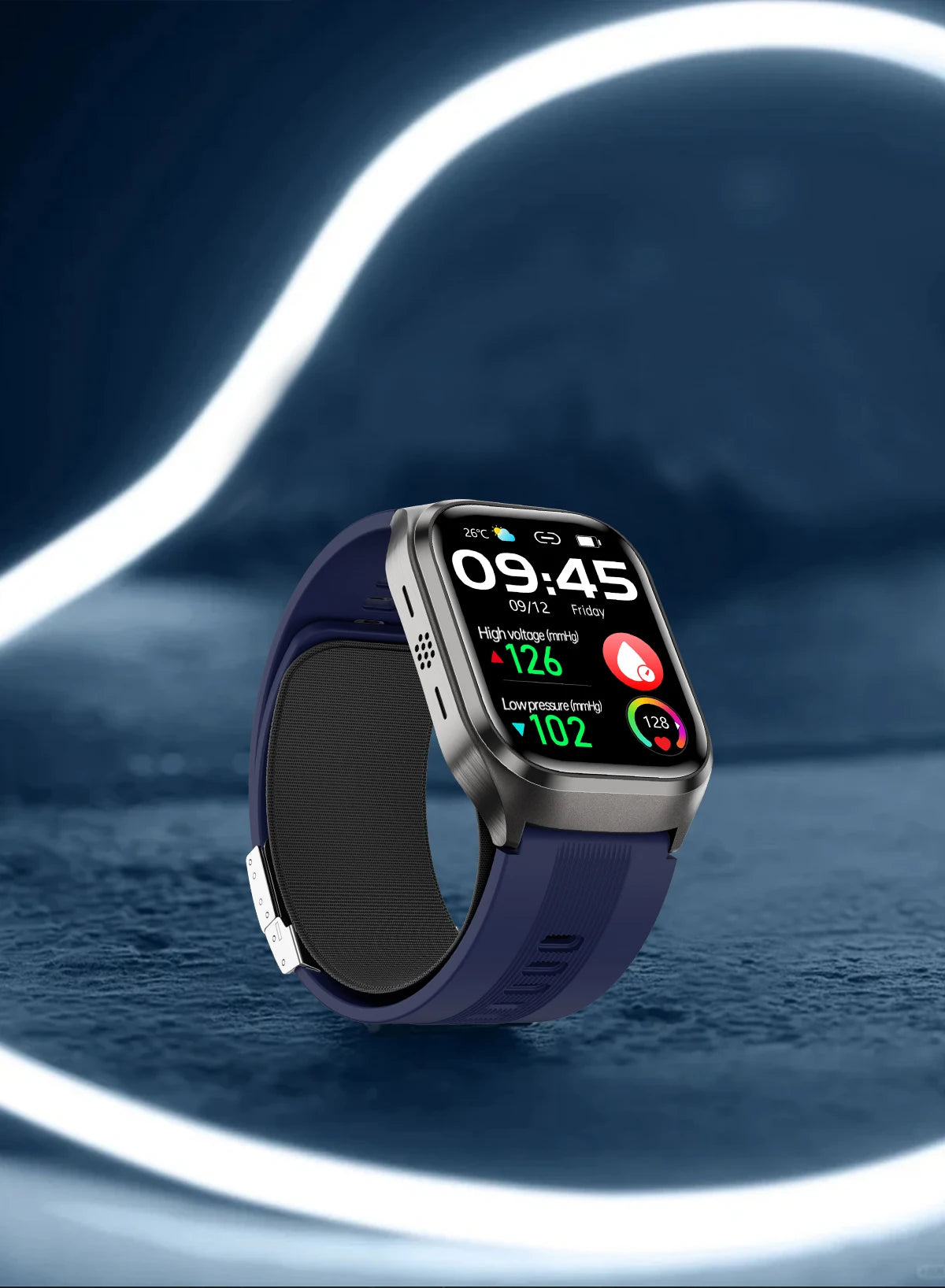 2026 New Upgrade AI Diagnostic  Airbag  Precise Blood Pressure Health SmartWatch Uric Acid ECG Blood lipids Smartwatch Men Women
