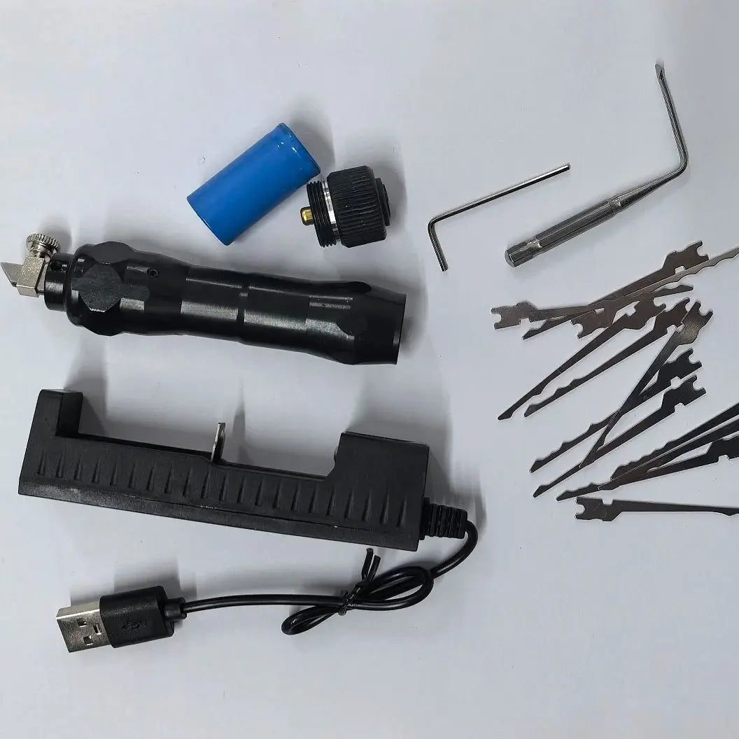 Functional locksmith repair tool set Extreme storm electric brush hook lock open locksmith tool