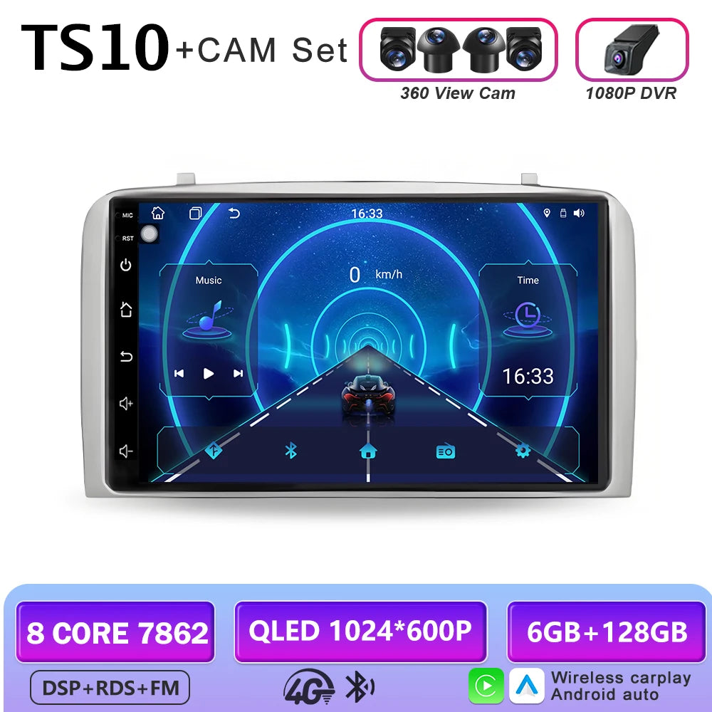 Bluetooth Android Car Stereo Screen For Alfa Romeo 147 2000 - 2010 7 Inch Car Radio Multimedia Player GPS Aotoradio Carplay Auto