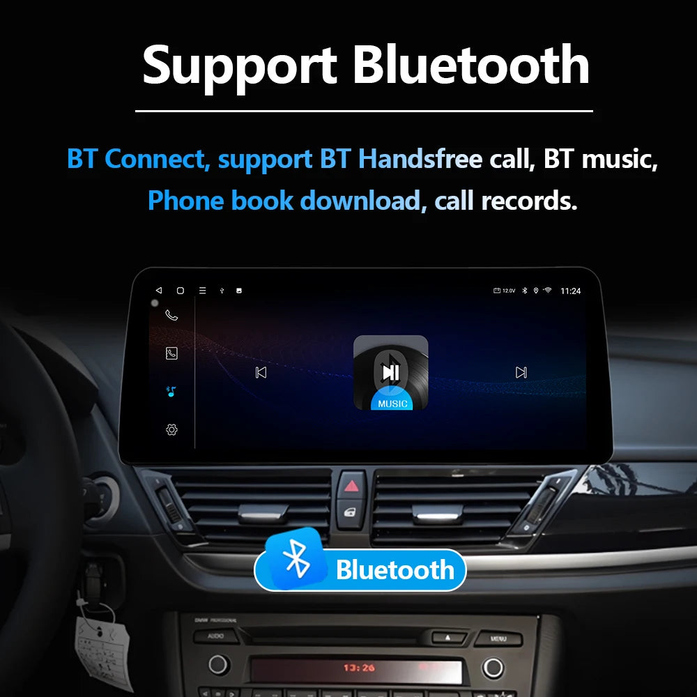 12.3" Right-Hand-Drive Wireless CarPlay & Android Auto Screen, Compatible with BMW 3 4 Series F30 F32