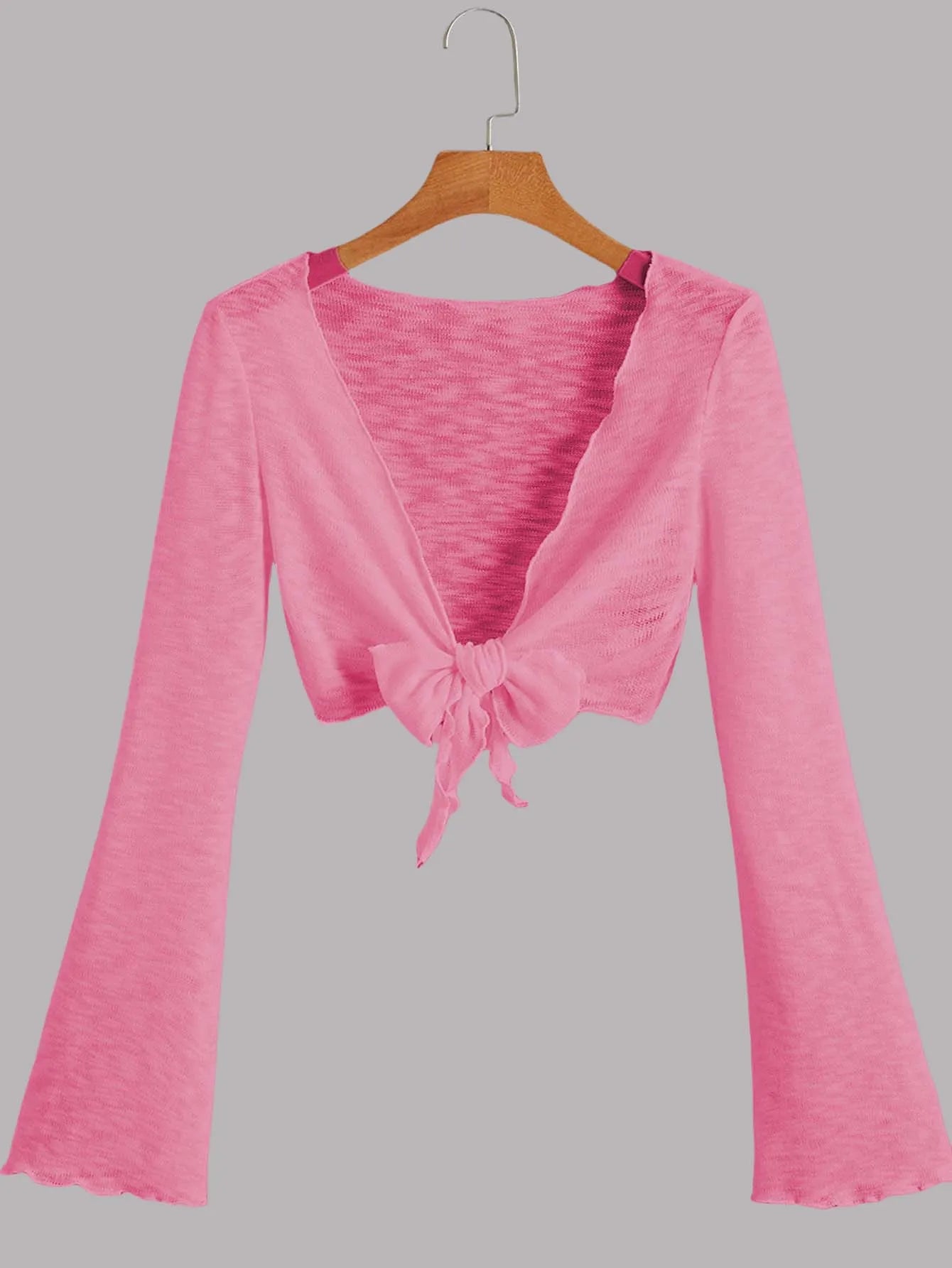 Ladies elegant summer basic lightweight gauze cardigan, fashionable and comfortable, with a light and breathable fabric