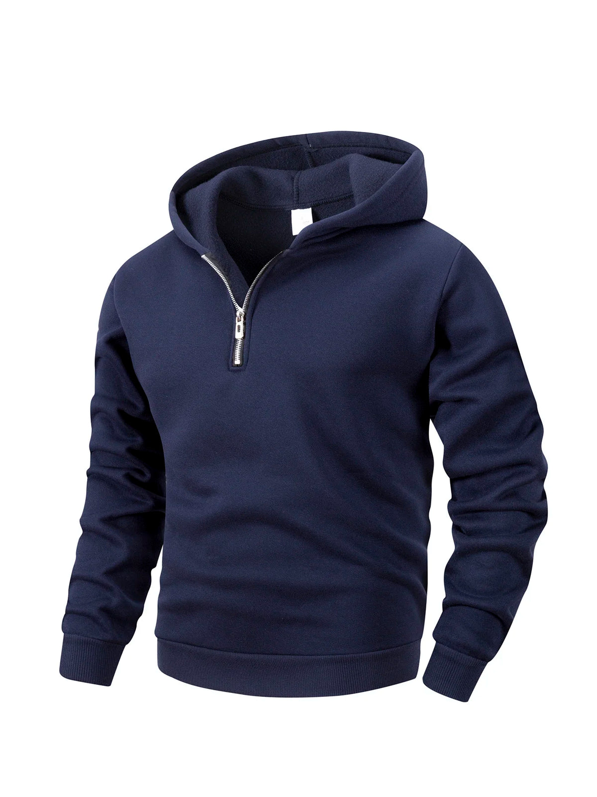Men's Half-Zip Sweatshirt, Solid Casual Pullover