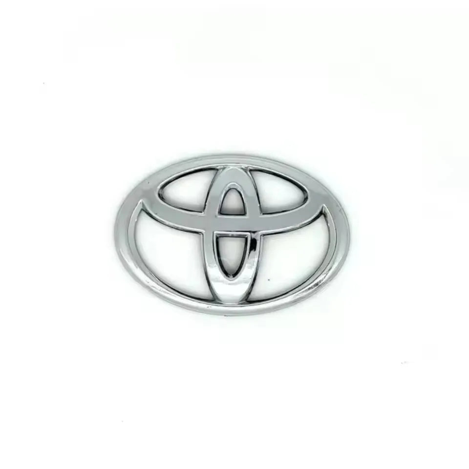 3D ABS Toyota Logo Car Emblem Steering Wheel Sticker For Toyota Hilux Prius Avensis Auris Verso Corolla Camry Auto Accessories