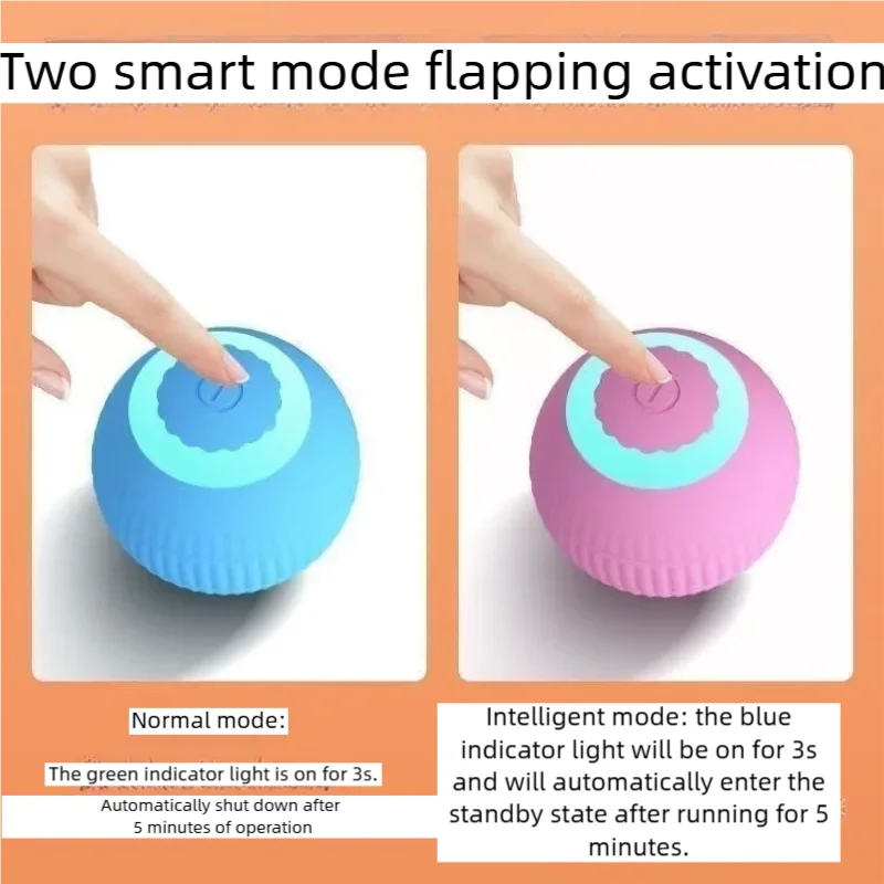Self-Moving Cat Chasing Ball - Automatic Rolling Toy – photo 5