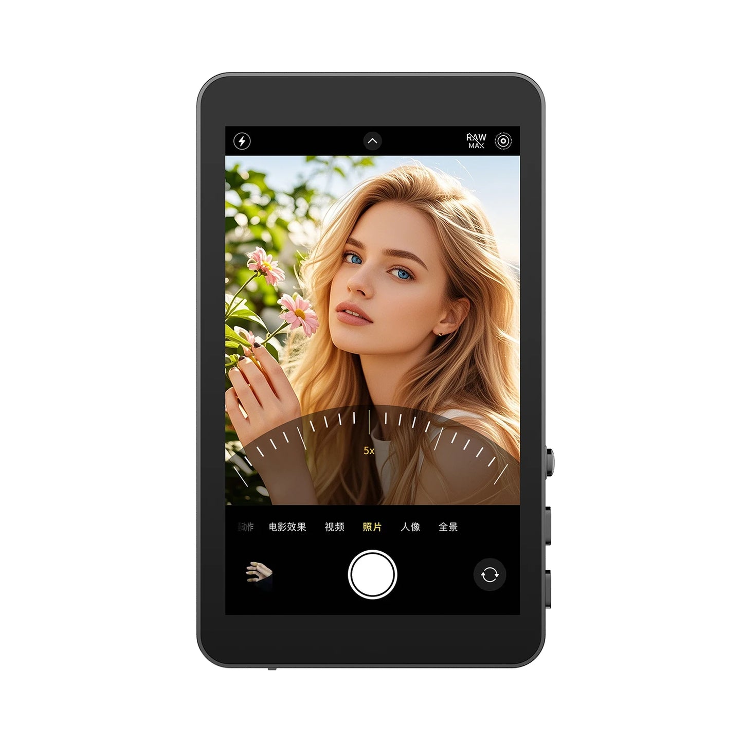 Upgrade Magnetic Wireless Selfie Monitor Screen 4inch For Android Phone Rear Camera Live Streaming Video Recording W/ Zoom Focus