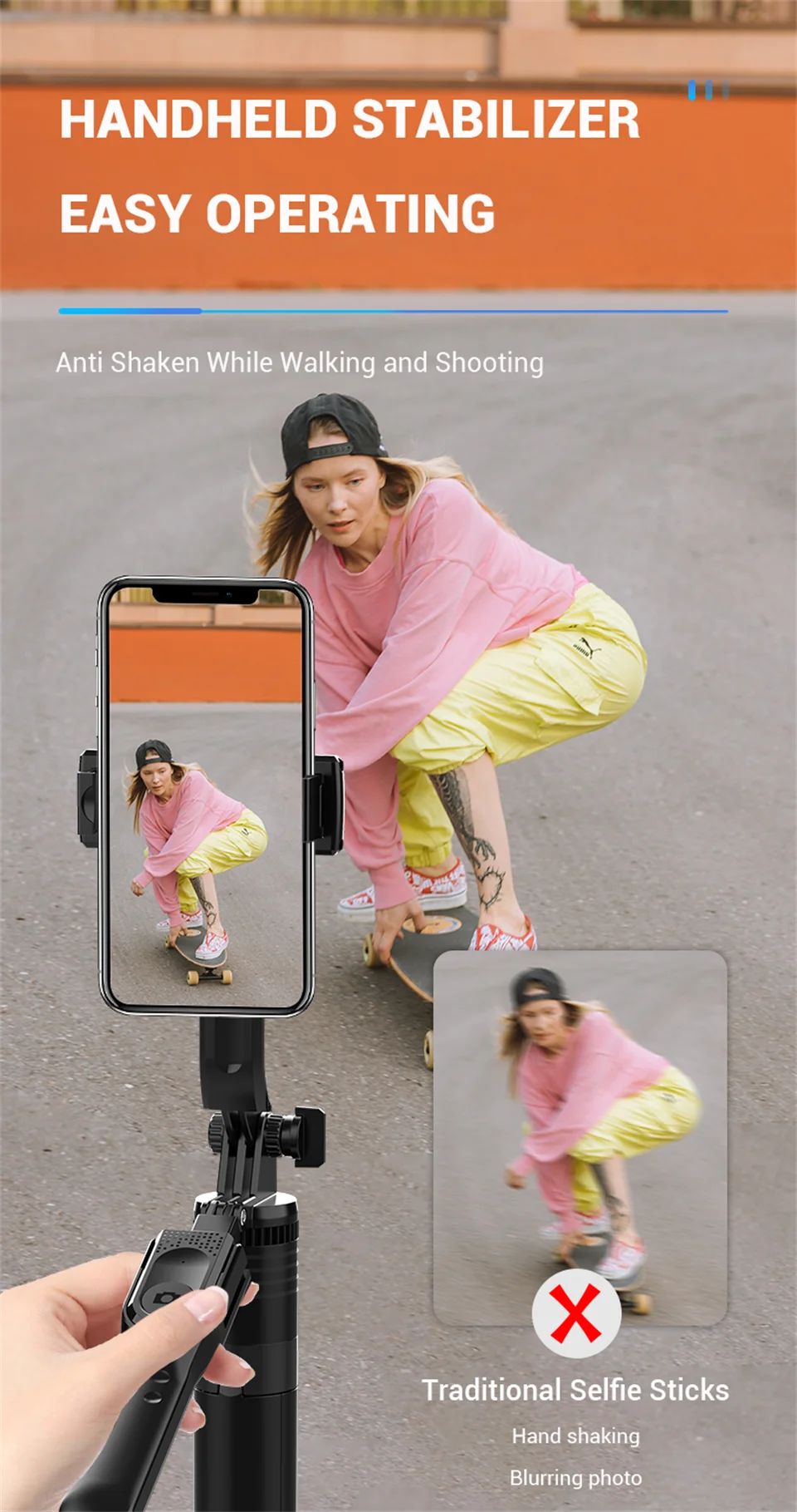 2025 New 1750mm Wireless Selfie Stick Tripod Stand Foldable Monopod With Led Light For Smartphones Balance Steady Shooting Live