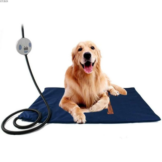 Indoor Pet Heating Pad - Chew-Resistant Cord, Long Use