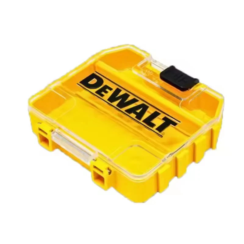 DEWALT Yellow Black Mini Storage Box Authentic Original Drill Bit Box High Hardness Stackable Plastic Hard Shell Case Hand Tools