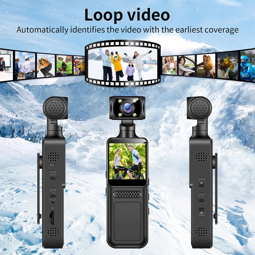 4K Mini WiFi Body Camera — Night Vision Portable Recorder, L10