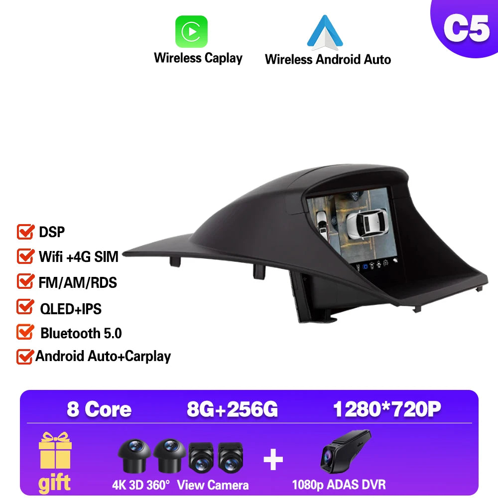 Android For Ford Fiesta 2009 2010 - 2017 Car Radio Multimedia Video Player Navigation GPS Wireless Carplay WIFI Car Systems