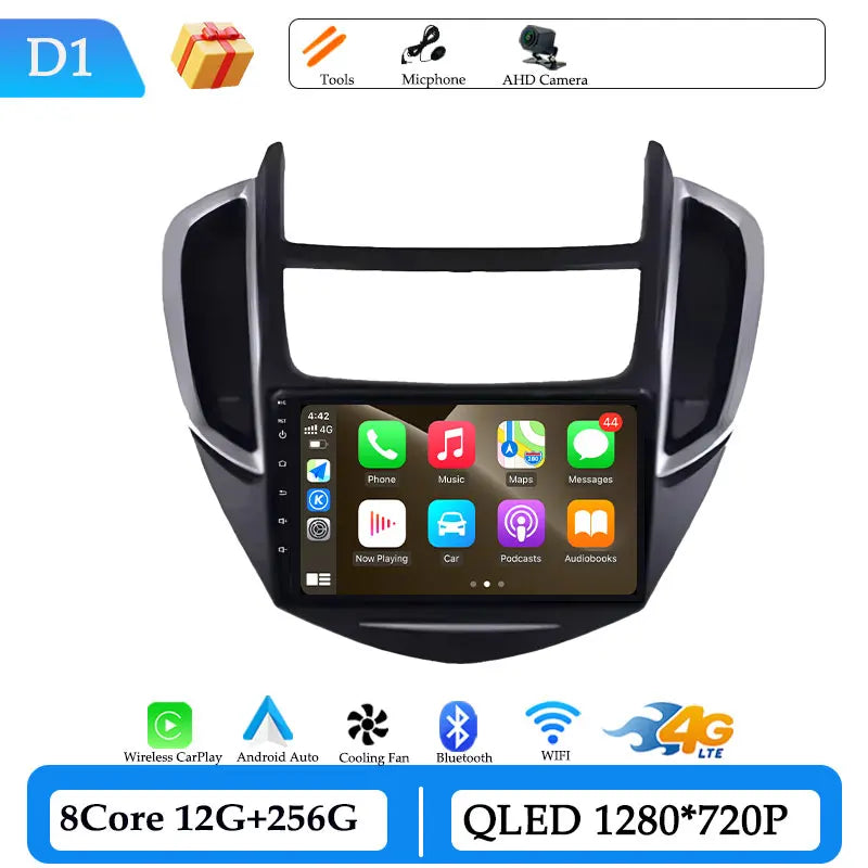 Wireless CarPlay for Chevrolet Trax 2014 - 2016 Car Radio Video Multimedia Player DSP Stereo GPS Navigation BT Split Screen WiFi