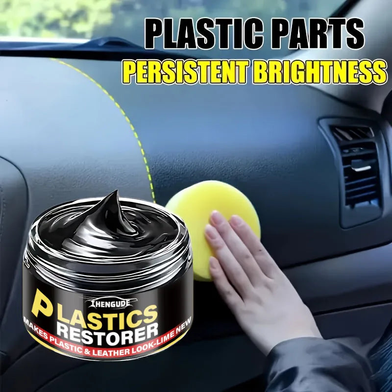 Car Interior Scratch Repair Paste – Plastic Polishing Wax for Dashboard, Black Trim & Surface Repair (30g/50g)