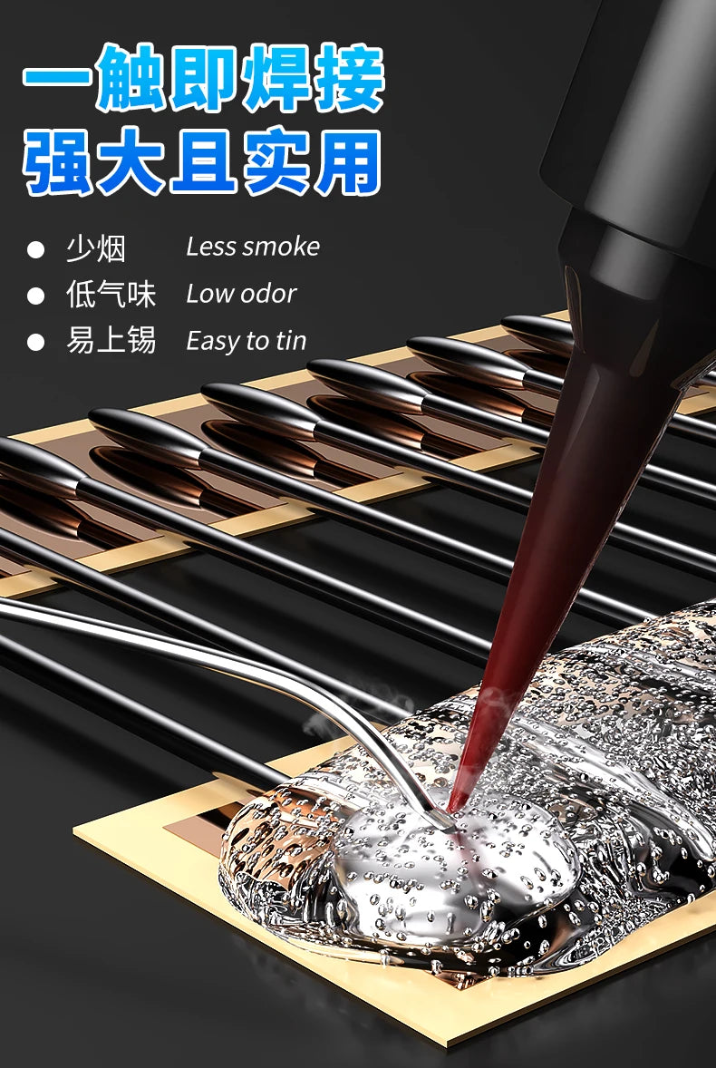 LANRUI K9 15ml Thixotropic De Sulfurization Paste for Fingerprint Route/Battery Seat/Tail Plug Welding Repair Desoldering Paste
