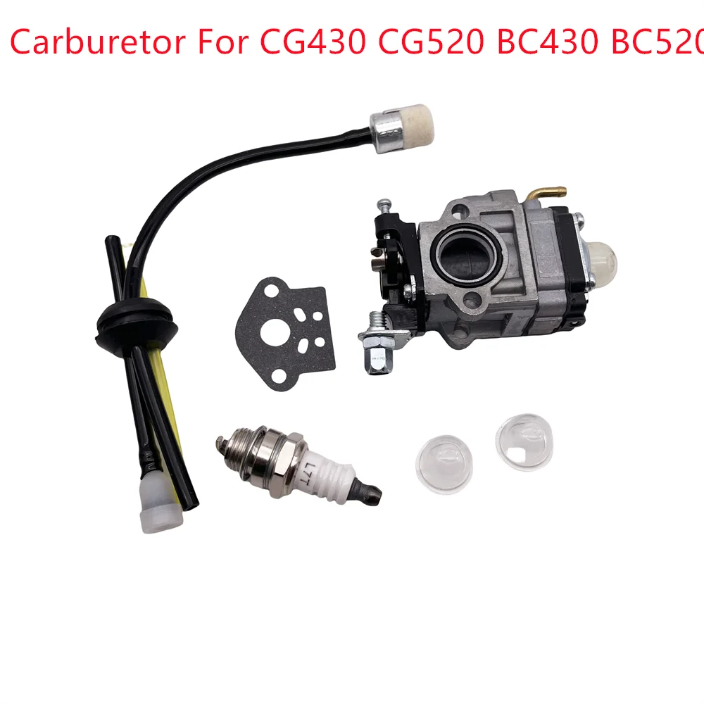 Carburetor For Walbro CG430 CG520 BC430 BC520 40-5 44-5 43cc 49cc 50cc 52cc Brush Cutter 2-Stroke Engine